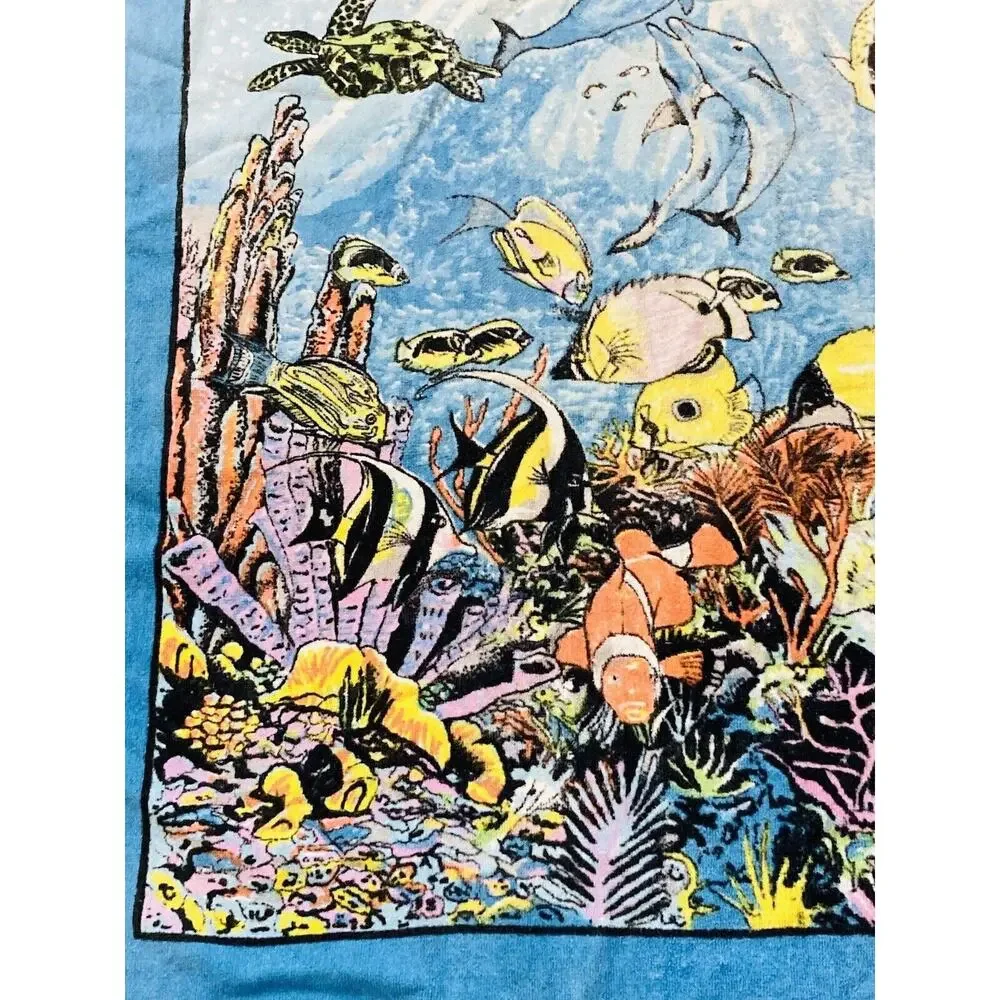 SAAB Beach Towel Ocean waterfall Hawaii By Christian Lassen Kona Made Colombia